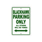 Black Hawk Parking Only All Others Will Be Towed Sea Ocean Beach Lake Boat Aluminum Metal Sign Plate