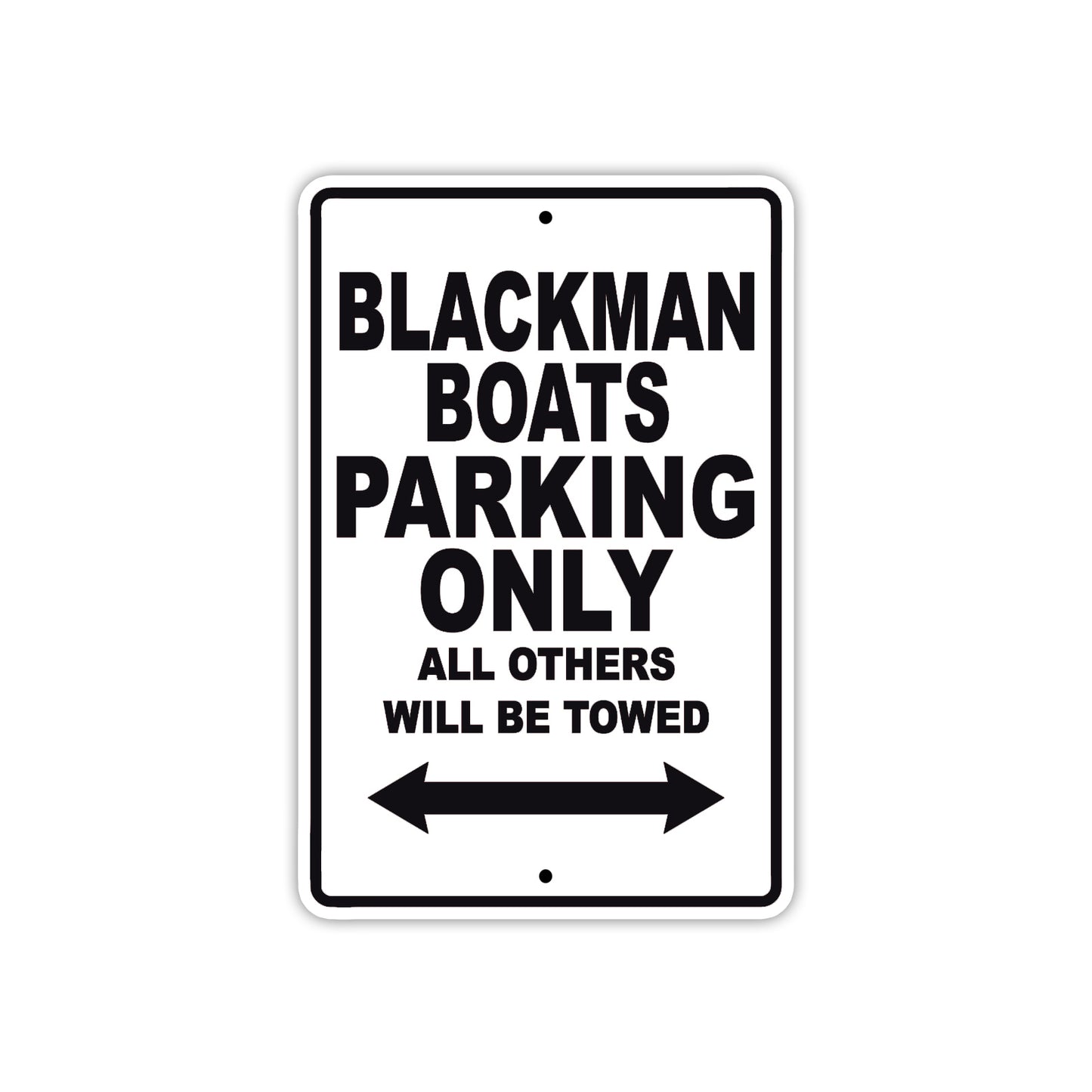 Black Man Boats Parking Only All Others Will Be Towed Sea Ocean Beach Lake Boat Aluminum Metal Sign Plate