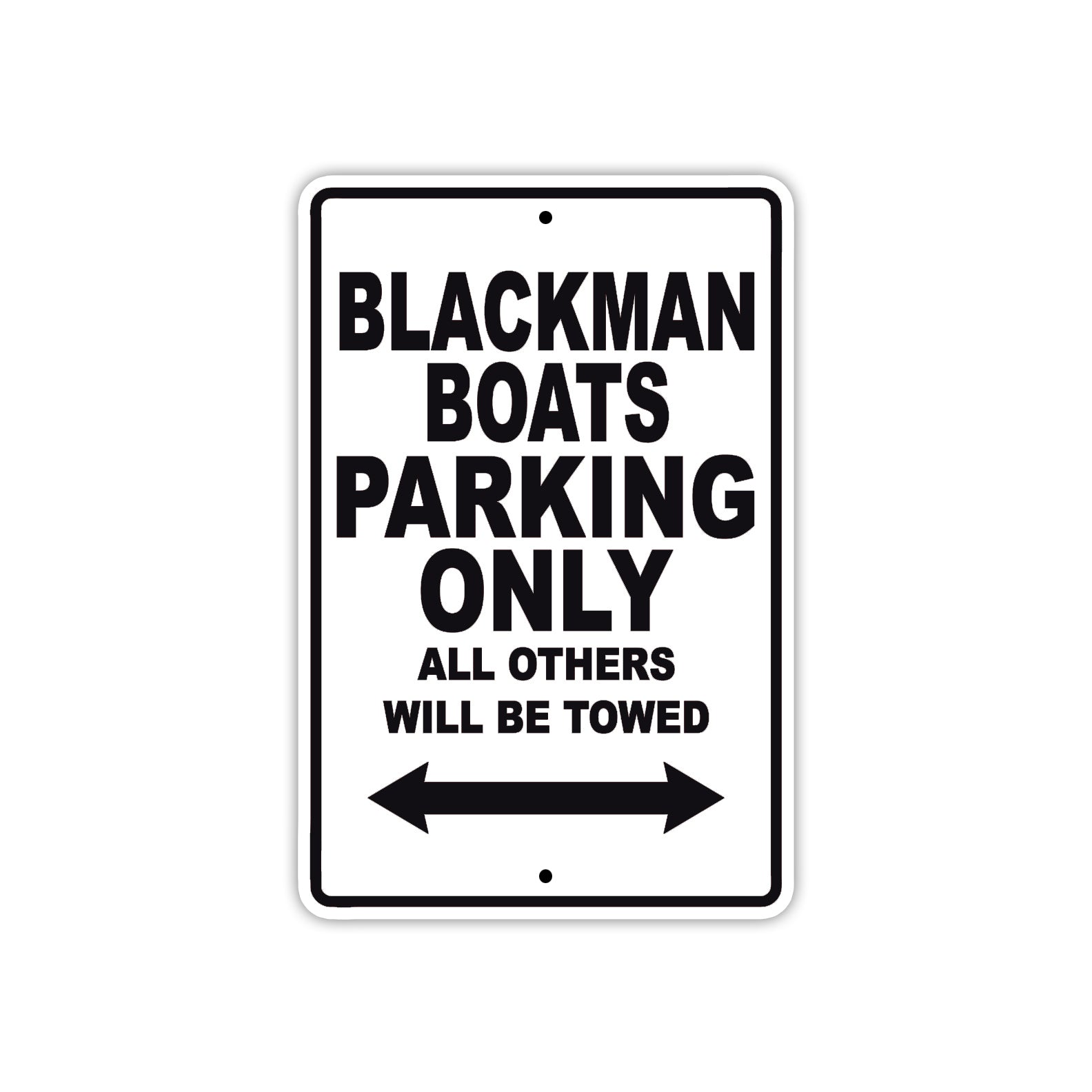 Black Man Boats Parking Only All Others Will Be Towed Sea Ocean Beach Lake Boat Aluminum Metal Sign Plate