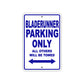 Bladerunner Parking Only All Others Will Be Towed Sea Ocean Beach Lake Boat Aluminum Metal Sign Plate