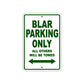 Blar Parking Only All Others Will Be Towed Sea Ocean Beach Lake Boat Aluminum Metal Sign Plate