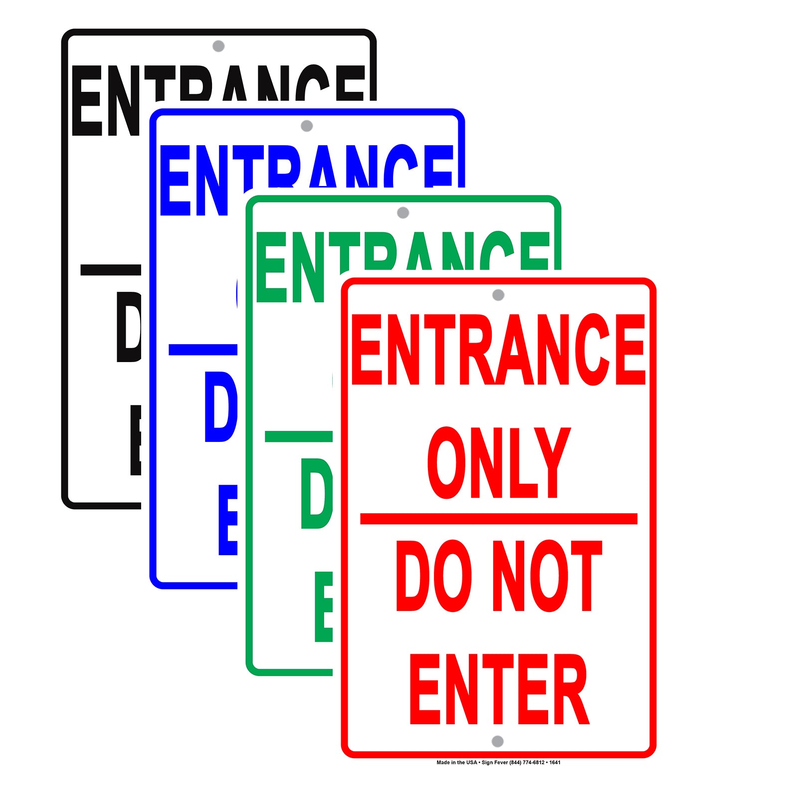 Entrance Only Do Not Enter Employee Office Bar Club Restaurant Mall Store Funny Notice Aluminum