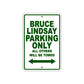 Bruce Lindsay Boats Parking Only All Others Will Be Towed Sea Ocean Beach Lake Boat Aluminum Metal Sign Plate