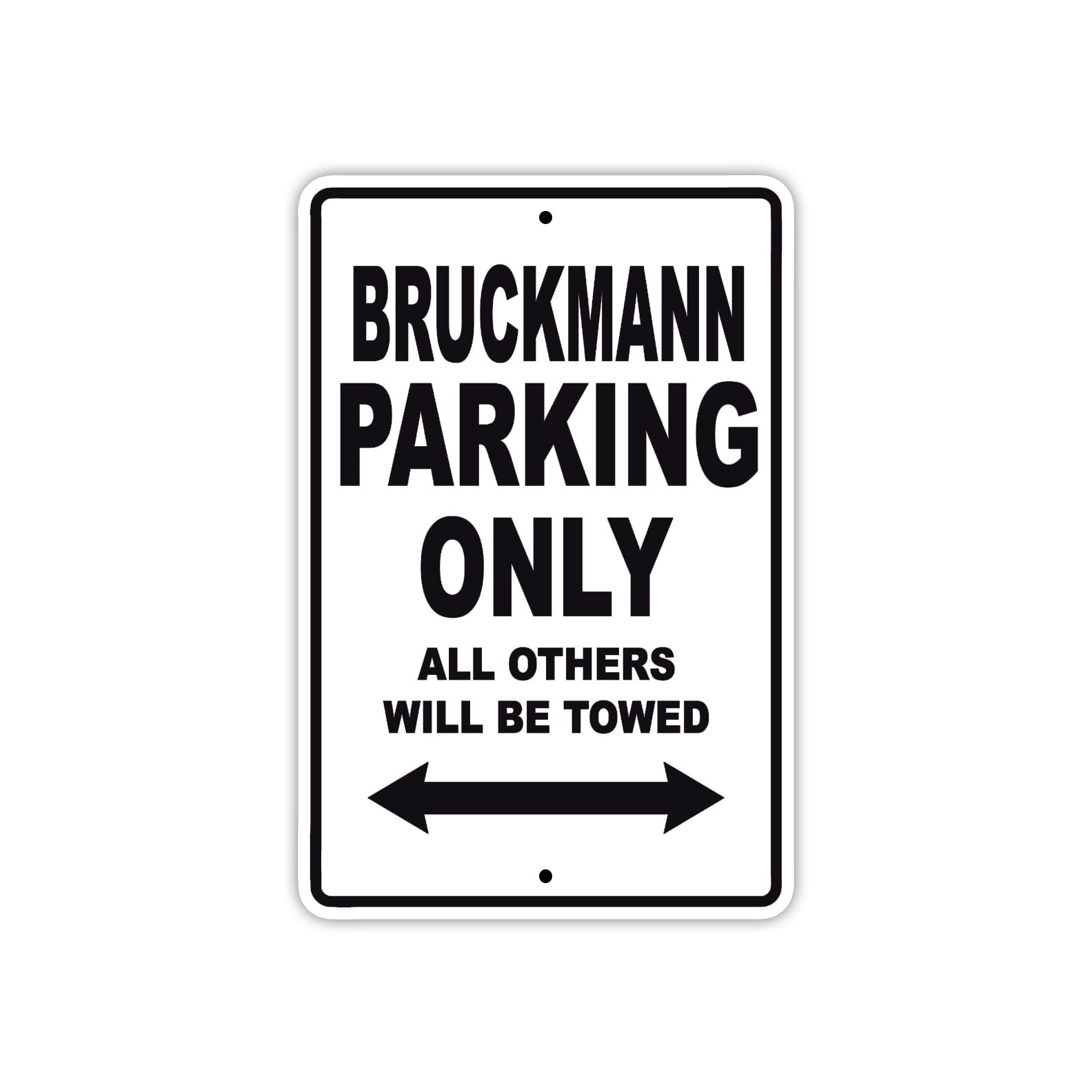 Bruckmann Boats Parking Only All Others Will Be Towed Sea Ocean Beach Lake Boat Aluminum Metal Sign Plate