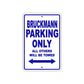 Bruckmann Boats Parking Only All Others Will Be Towed Sea Ocean Beach Lake Boat Aluminum Metal Sign Plate
