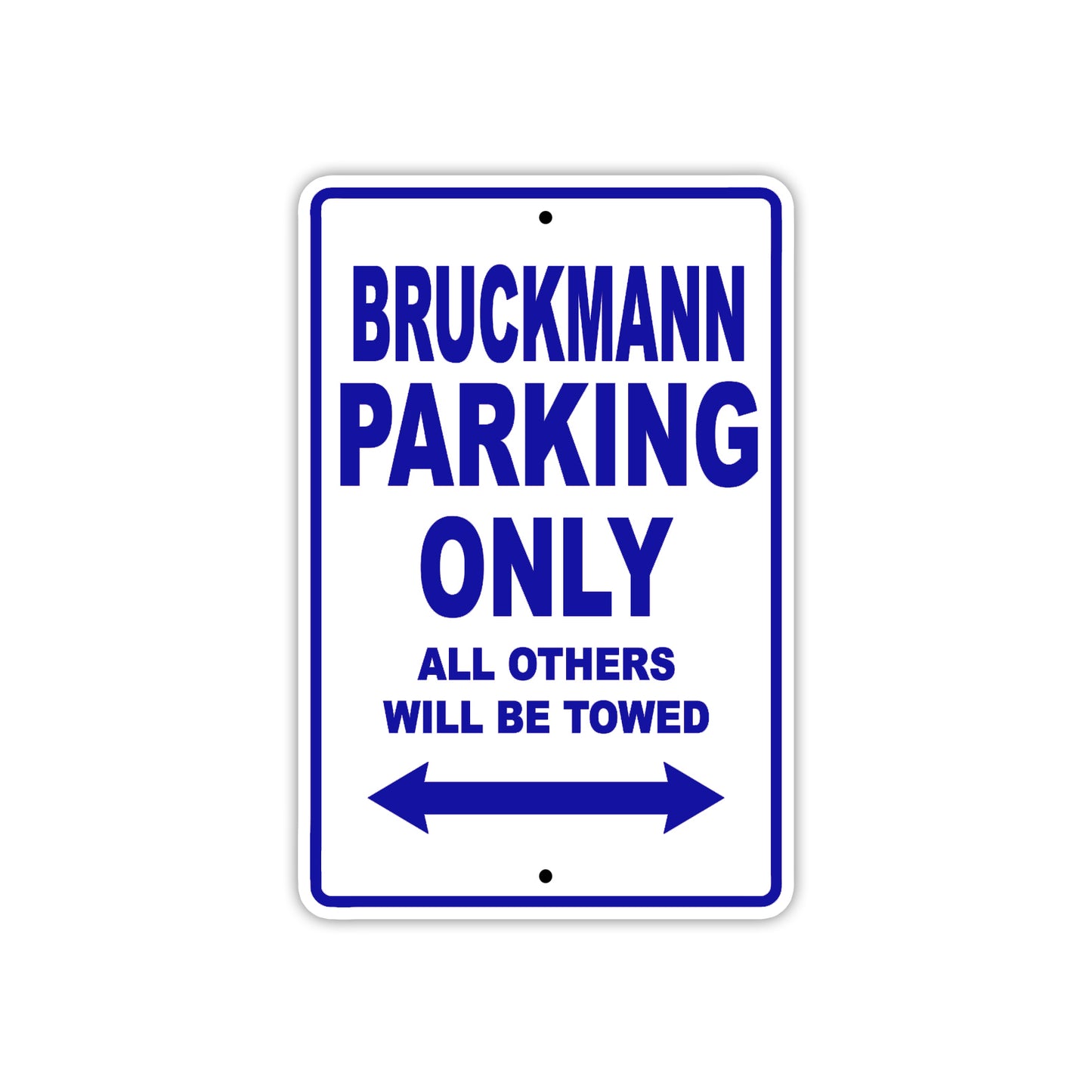 Bruckmann Boats Parking Only All Others Will Be Towed Sea Ocean Beach Lake Boat Aluminum Metal Sign Plate