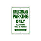 Bruckmann Boats Parking Only All Others Will Be Towed Sea Ocean Beach Lake Boat Aluminum Metal Sign Plate