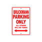 Bruckmann Boats Parking Only All Others Will Be Towed Sea Ocean Beach Lake Boat Aluminum Metal Sign Plate