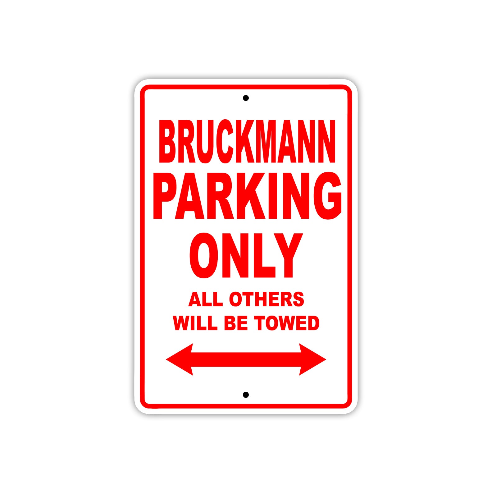 Bruckmann Boats Parking Only All Others Will Be Towed Sea Ocean Beach Lake Boat Aluminum Metal Sign Plate