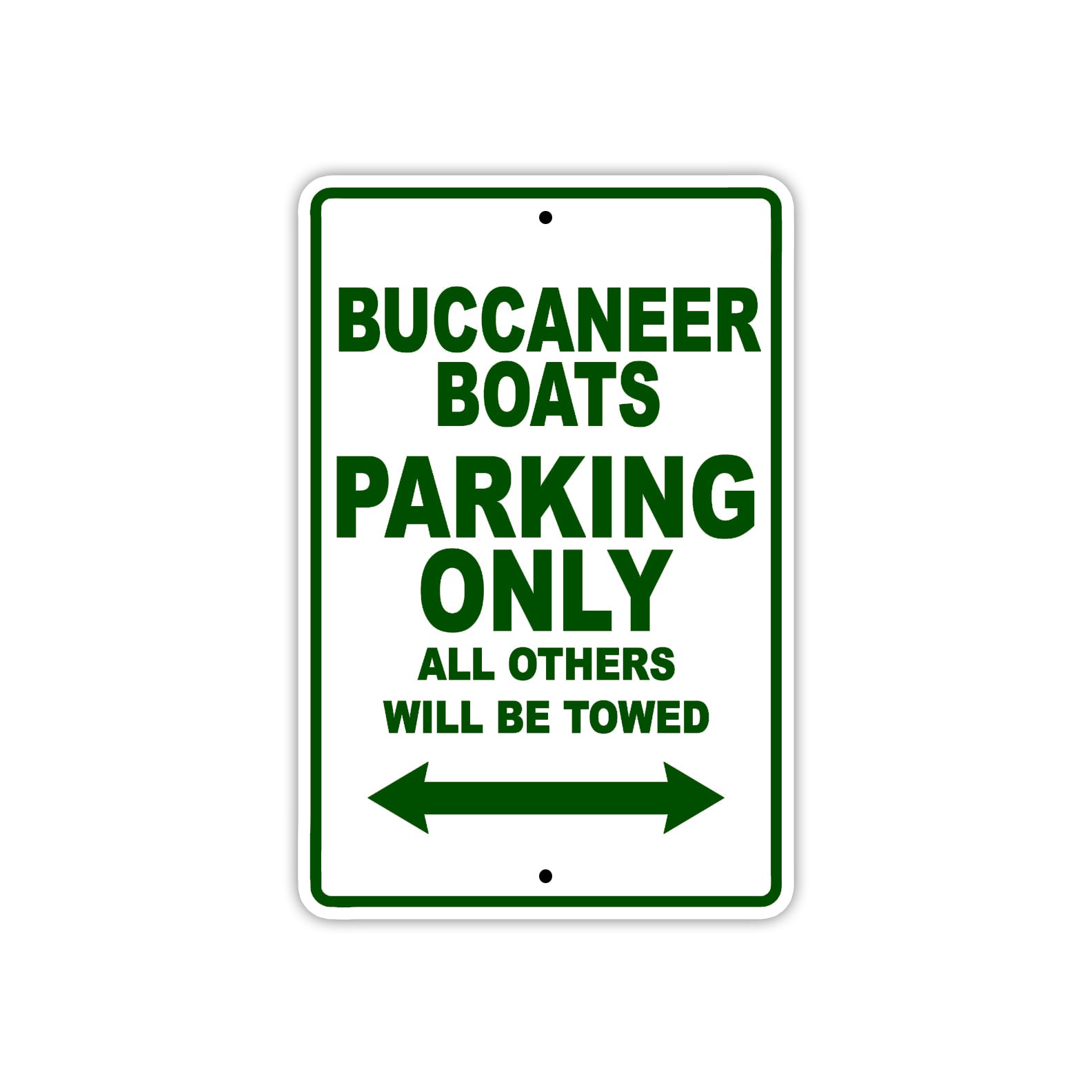 Buccaneer Boats Boats Parking Only All Others Will Be Towed Sea Ocean Beach Lake Boat Aluminum Metal Sign Plate
