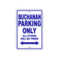 Buchanan Boats Parking Only All Others Will Be Towed Sea Ocean Beach Lake Boat Aluminum Metal Sign Plate