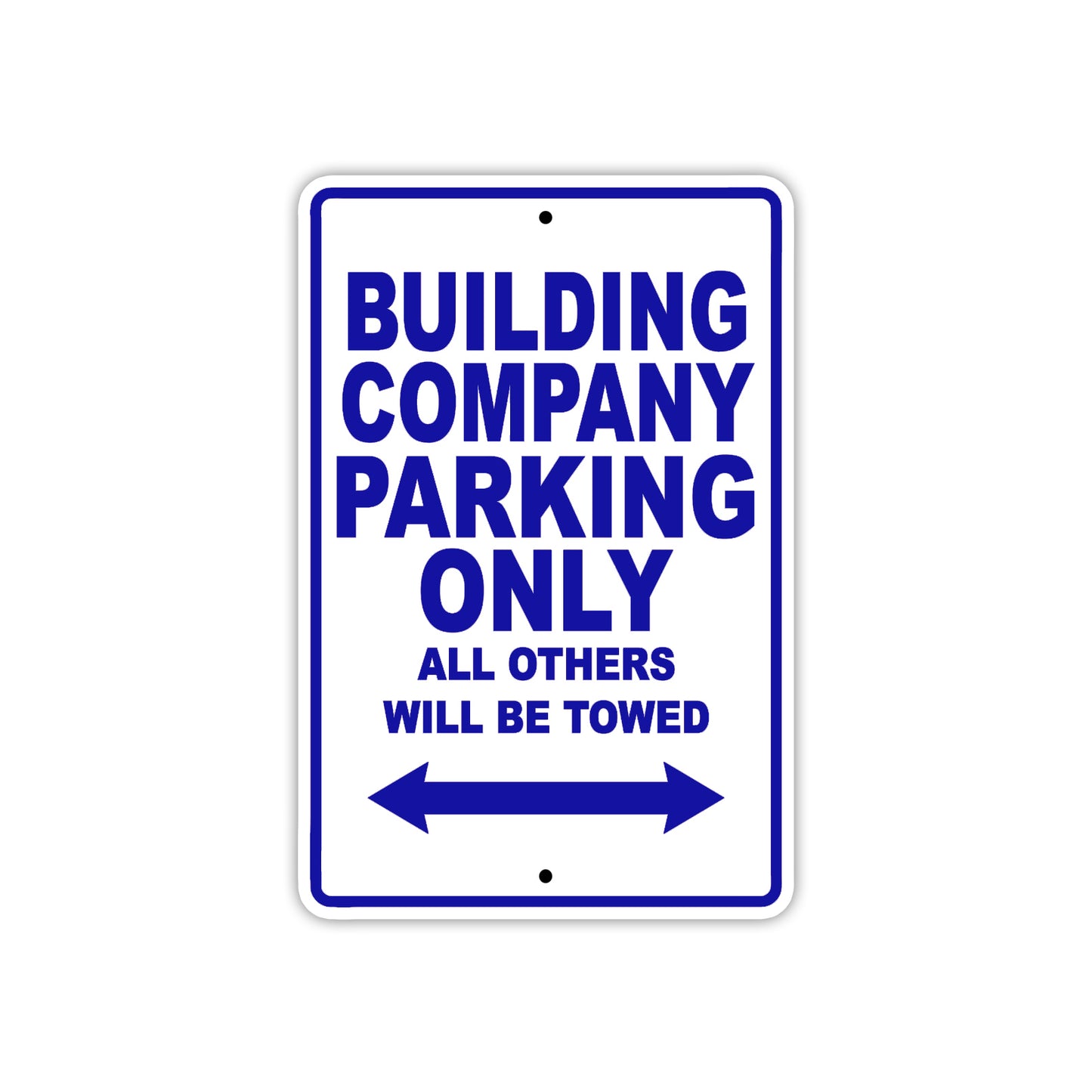 Building Company Boats Parking Only All Others Will Be Towed Sea Ocean Beach Lake Boat Aluminum Metal Sign Plate