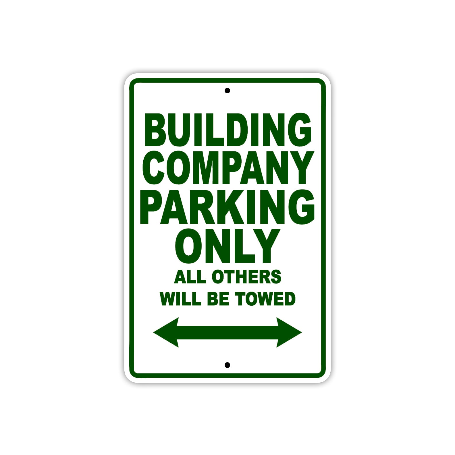 Building Company Boats Parking Only All Others Will Be Towed Sea Ocean Beach Lake Boat Aluminum Metal Sign Plate
