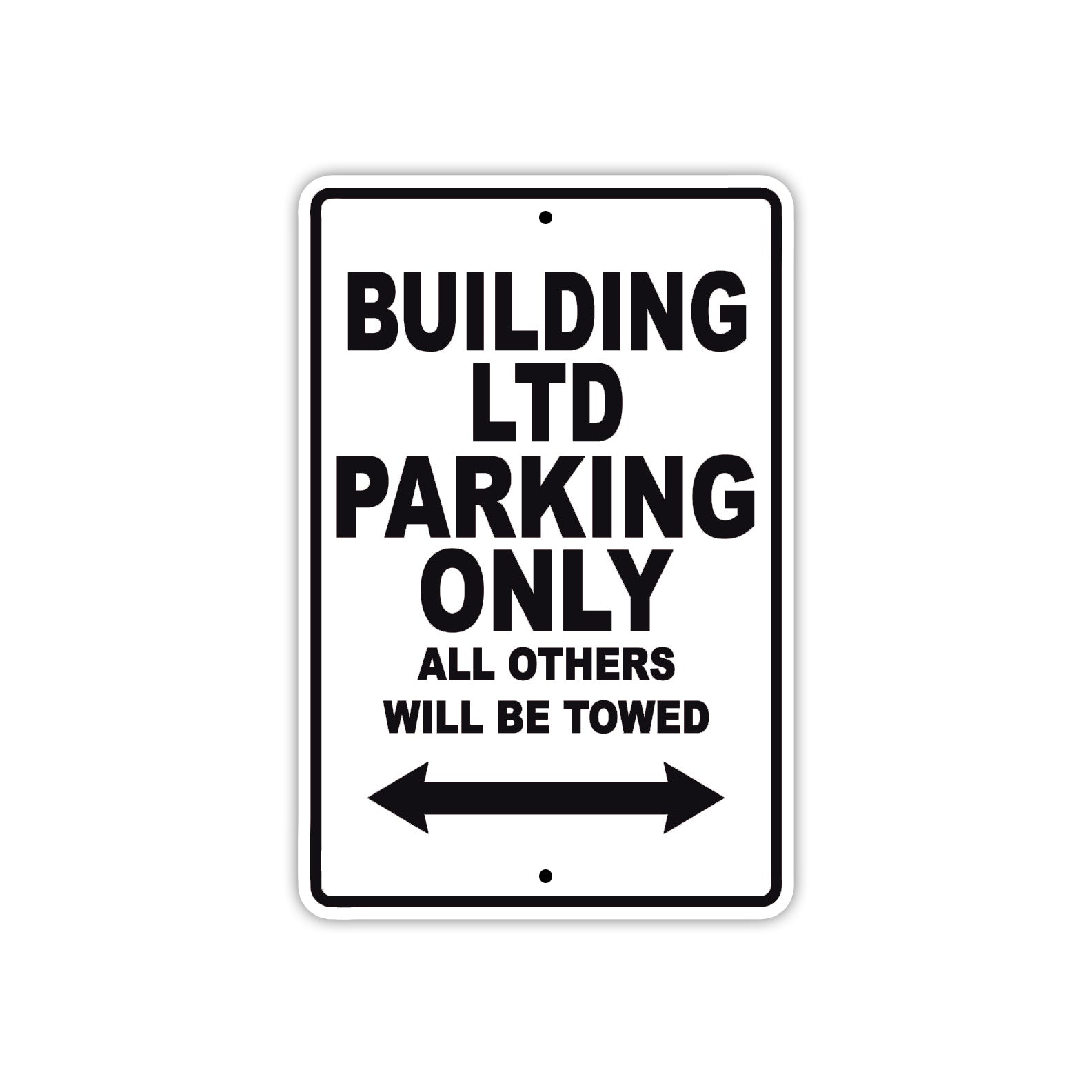 Building Ltd Boats Parking Only All Others Will Be Towed Sea Ocean Beach Lake Boat Aluminum Metal Sign Plate