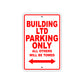 Building Ltd Boats Parking Only All Others Will Be Towed Sea Ocean Beach Lake Boat Aluminum Metal Sign Plate