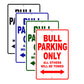Bull Boats Parking Only All Others Will Be Towed Sea Ocean Beach Lake Boat Aluminum Metal Sign Plate