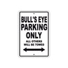 Bull's Eye Boats Parking Only All Others Will Be Towed Sea Ocean Beach Lake Boat Aluminum Metal Sign Plate