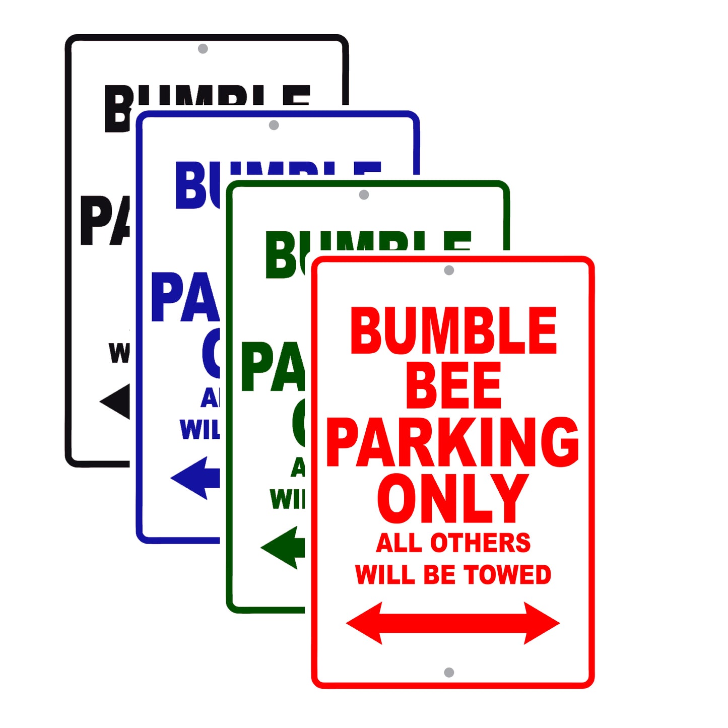 Bumble Bee Boats Parking Only All Others Will Be Towed Sea Ocean Beach Lake Boat Aluminum Metal Sign Plate