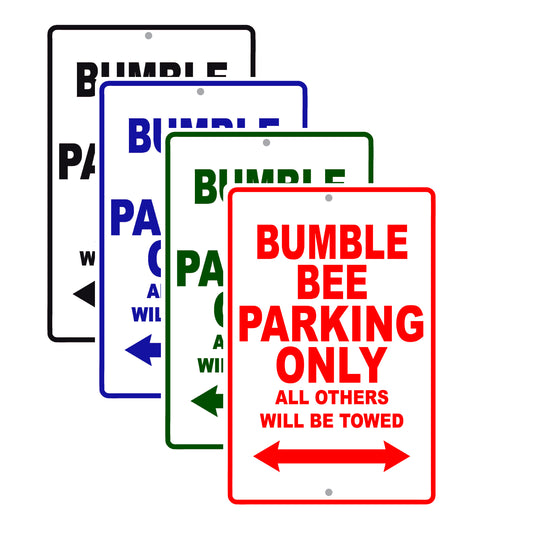 Bumble Bee Boats Parking Only All Others Will Be Towed Sea Ocean Beach Lake Boat Aluminum Metal Sign Plate