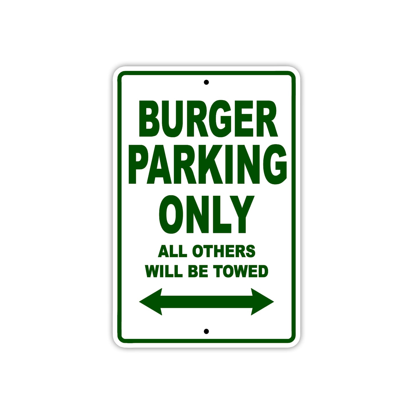 Burger Boats Parking Only All Others Will Be Towed Sea Ocean Beach Lake Boat Aluminum Metal Sign Plate
