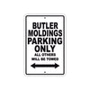 Butler Moldings Boats Parking Only All Others Will Be Towed Sea Ocean Beach Lake Boat Aluminum Metal Sign Plate