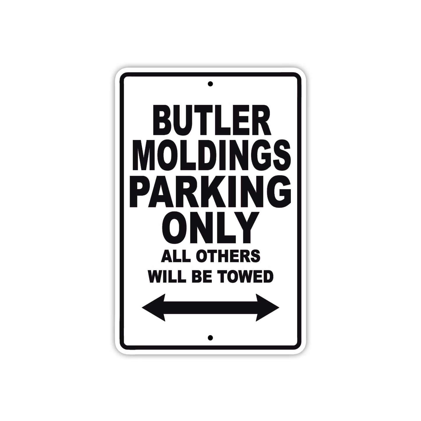 Butler Moldings Boats Parking Only All Others Will Be Towed Sea Ocean Beach Lake Boat Aluminum Metal Sign Plate