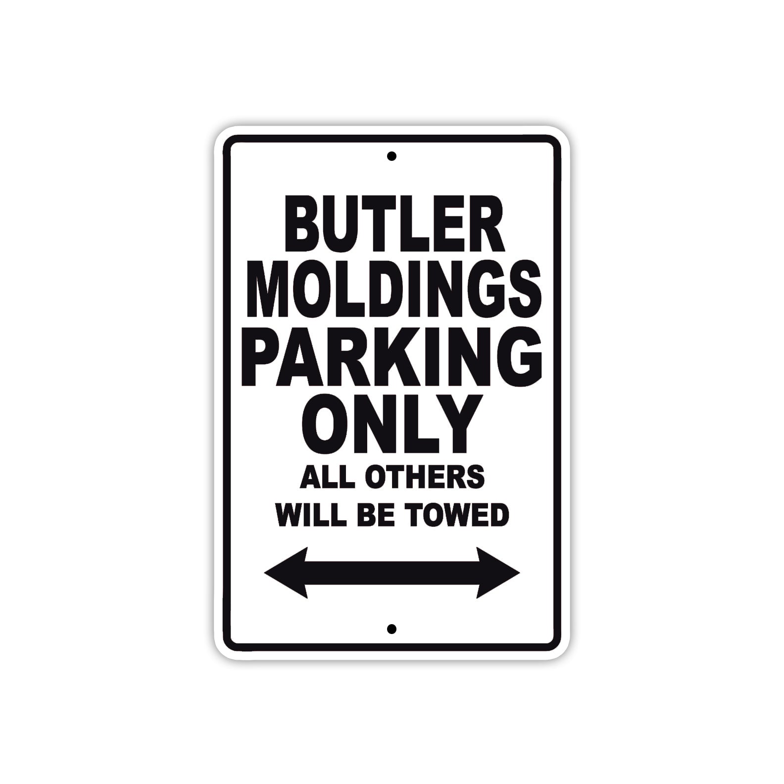 Butler Moldings Boats Parking Only All Others Will Be Towed Sea Ocean Beach Lake Boat Aluminum Metal Sign Plate