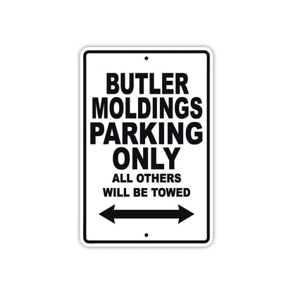 Butler Moldings Boats Parking Only All Others Will Be Towed Sea Ocean Beach Lake Boat Aluminum Metal Sign Plate