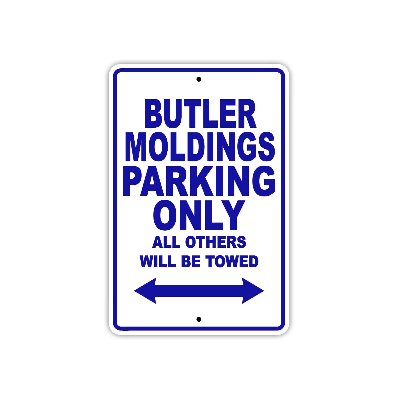 Butler Moldings Boats Parking Only All Others Will Be Towed Sea Ocean Beach Lake Boat Aluminum Metal Sign Plate