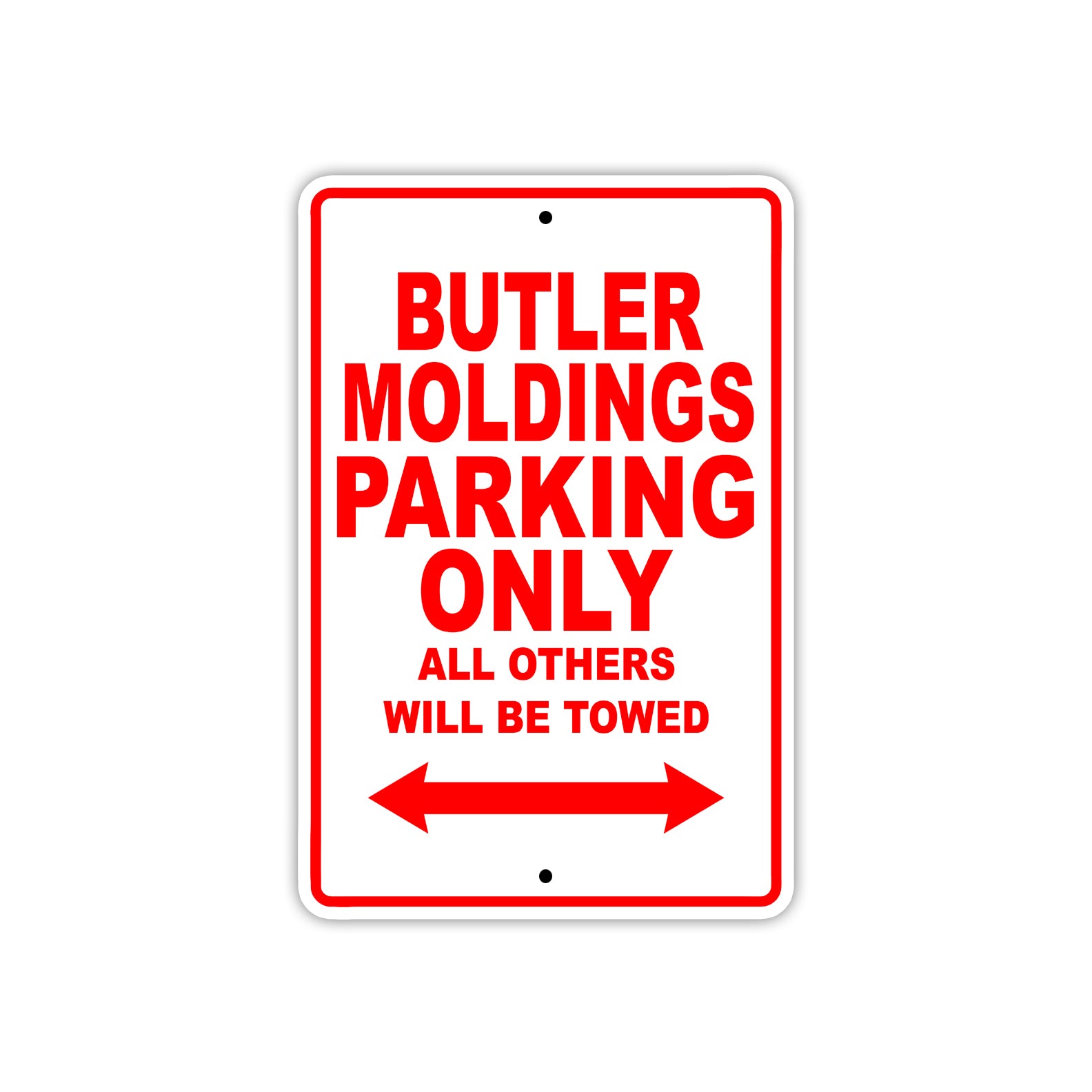 Butler Moldings Boats Parking Only All Others Will Be Towed Sea Ocean Beach Lake Boat Aluminum Metal Sign Plate