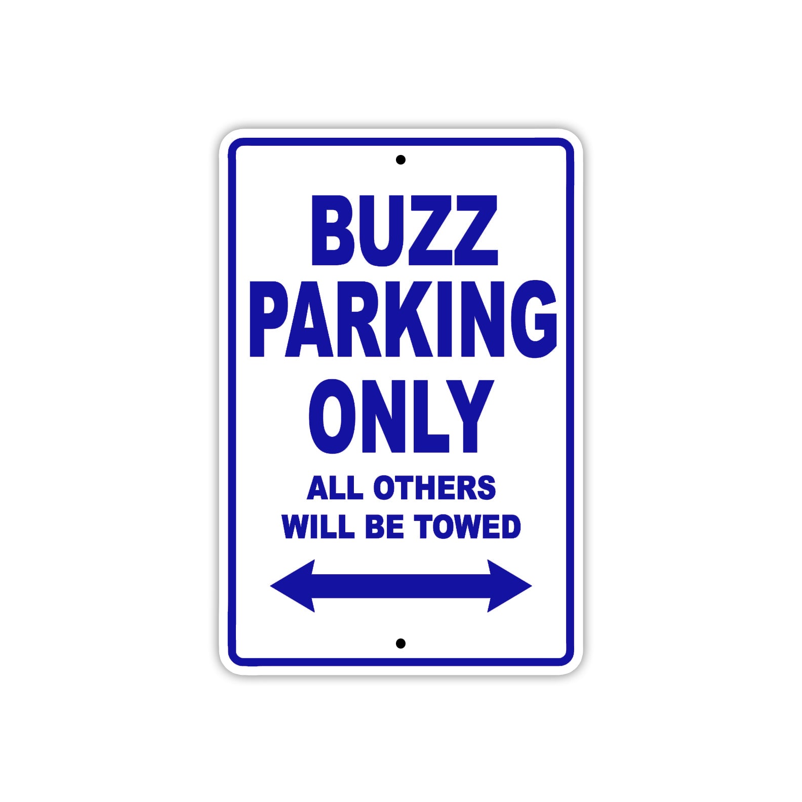 Buzz Boats Parking Only All Others Will Be Towed Sea Ocean Beach Lake Boat Aluminum Metal Sign Plate