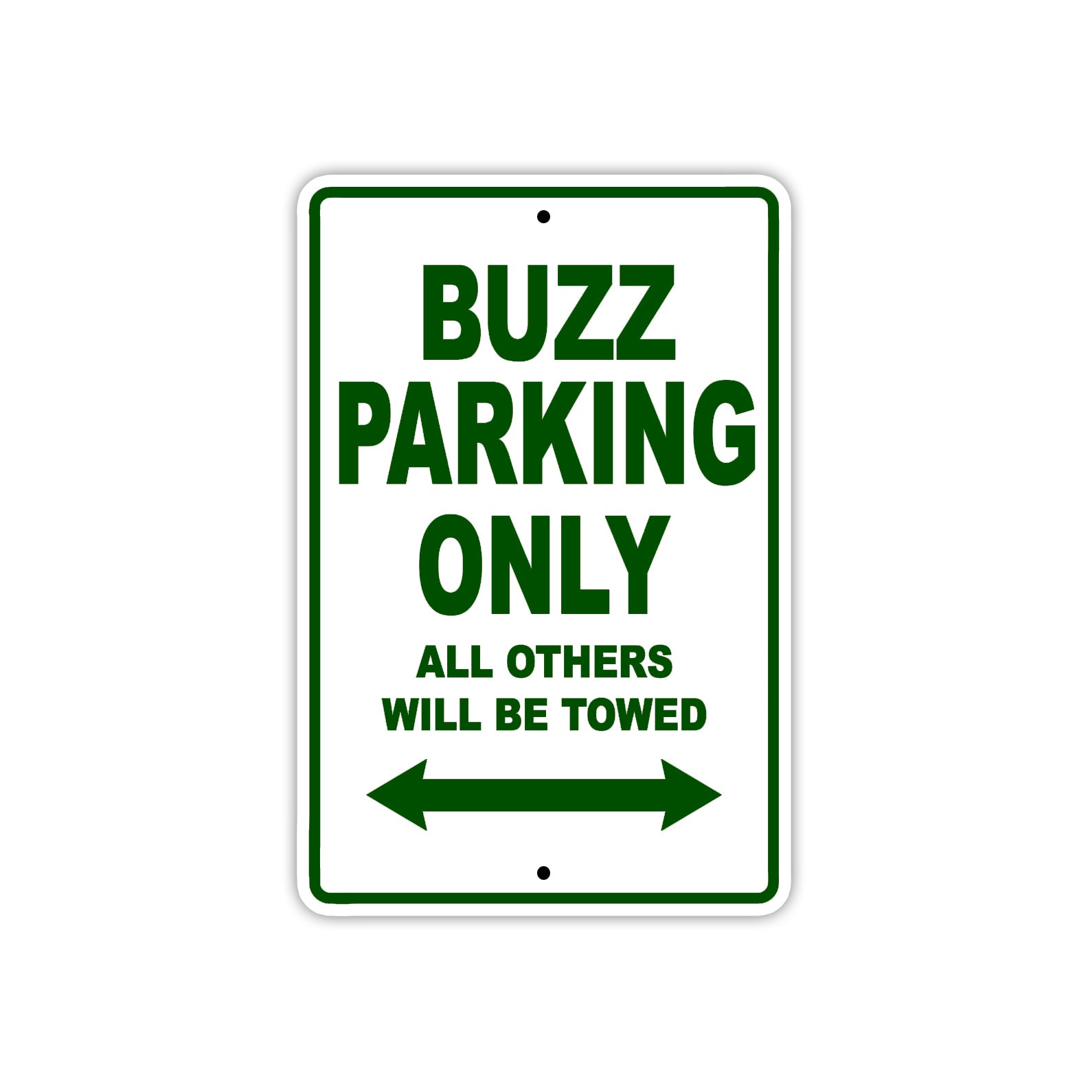 Buzz Boats Parking Only All Others Will Be Towed Sea Ocean Beach Lake Boat Aluminum Metal Sign Plate