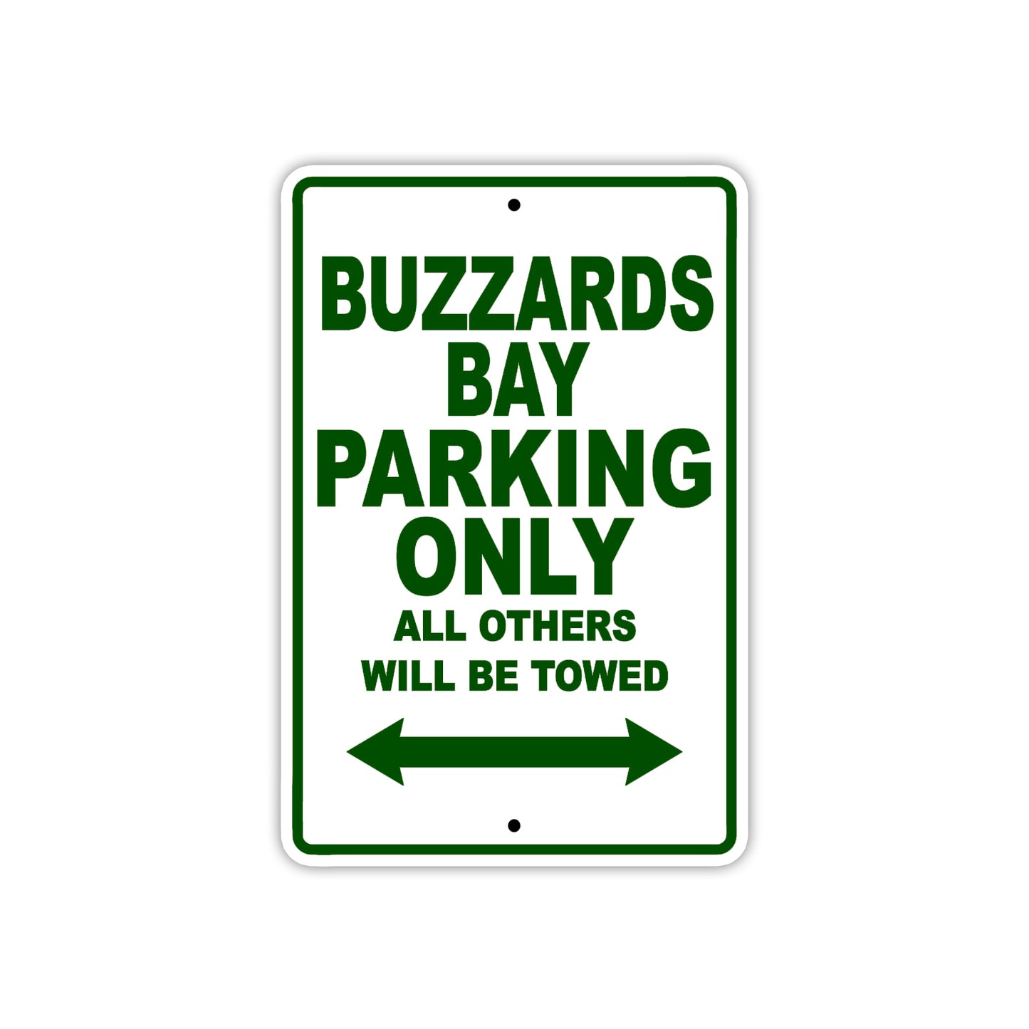 Buzzards Bay Boats Parking Only All Others Will Be Towed Sea Ocean Beach Lake Boat Aluminum Metal Sign Plate