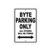 Byte Boats Parking Only All Others Will Be Towed Sea Ocean Beach Lake Boat Aluminum Metal Sign Plate