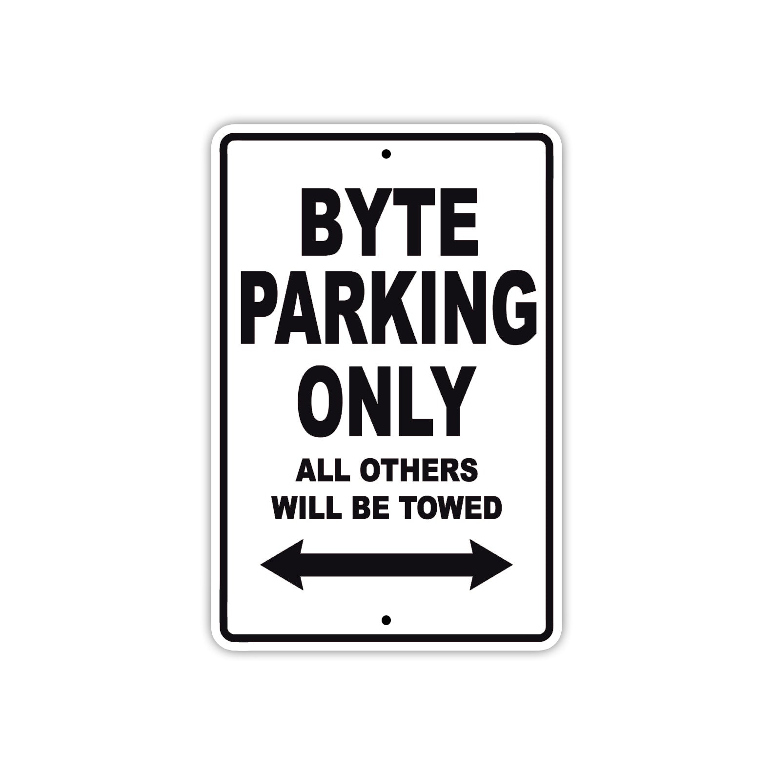 Byte Boats Parking Only All Others Will Be Towed Sea Ocean Beach Lake Boat Aluminum Metal Sign Plate