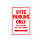 Byte Boats Parking Only All Others Will Be Towed Sea Ocean Beach Lake Boat Aluminum Metal Sign Plate