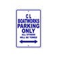 C L Boatworks Boats Parking Only All Others Will Be Towed Sea Ocean Beach Lake Boat Aluminum Metal Sign Plate