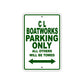 C L Boatworks Boats Parking Only All Others Will Be Towed Sea Ocean Beach Lake Boat Aluminum Metal Sign Plate
