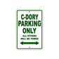 C-Dory Boats Parking Only All Others Will Be Towed Sea Ocean Beach Lake Boat Aluminum Metal Sign Plate