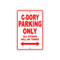 C-Dory Boats Parking Only All Others Will Be Towed Sea Ocean Beach Lake Boat Aluminum Metal Sign Plate