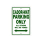 Cador-Mat Boats Parking Only All Others Will Be Towed Sea Ocean Beach Lake Boat Aluminum Metal Sign Plate
