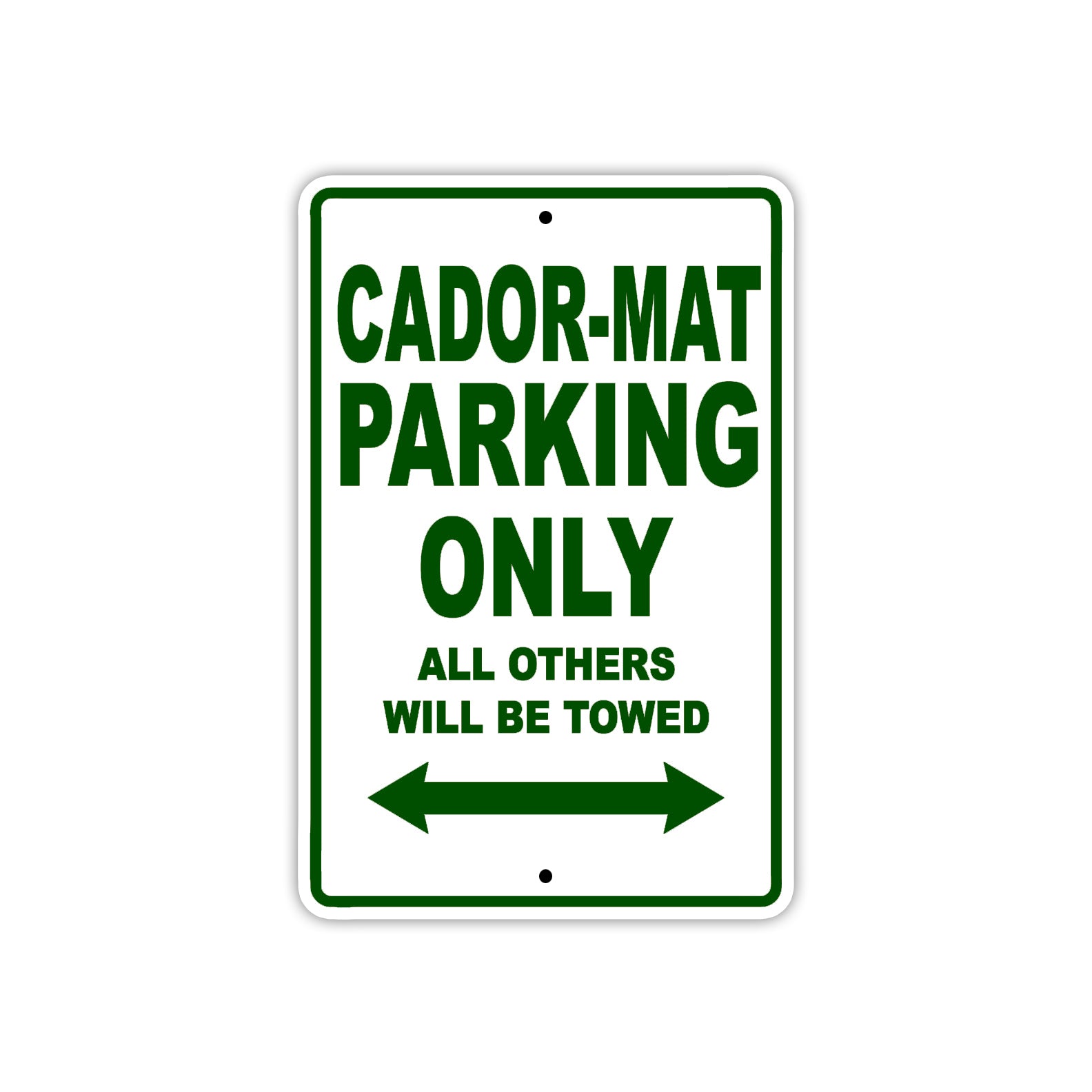 Cador-Mat Boats Parking Only All Others Will Be Towed Sea Ocean Beach Lake Boat Aluminum Metal Sign Plate