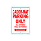 Cador-Mat Boats Parking Only All Others Will Be Towed Sea Ocean Beach Lake Boat Aluminum Metal Sign Plate