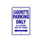 Cadorette Boats Parking Only All Others Will Be Towed Sea Ocean Beach Lake Boat Aluminum Metal Sign Plate