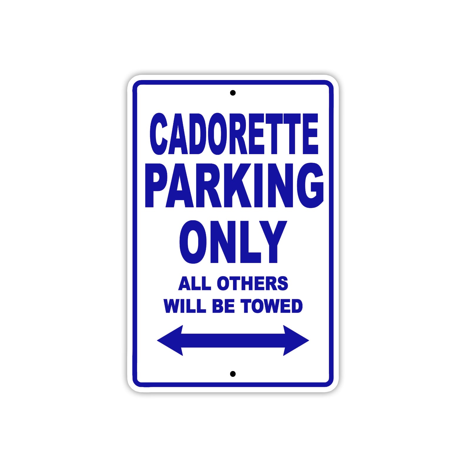 Cadorette Boats Parking Only All Others Will Be Towed Sea Ocean Beach Lake Boat Aluminum Metal Sign Plate