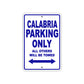 Calabria Boats Parking Only All Others Will Be Towed Sea Ocean Beach Lake Boat Aluminum Metal Sign Plate