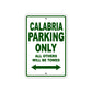 Calabria Boats Parking Only All Others Will Be Towed Sea Ocean Beach Lake Boat Aluminum Metal Sign Plate