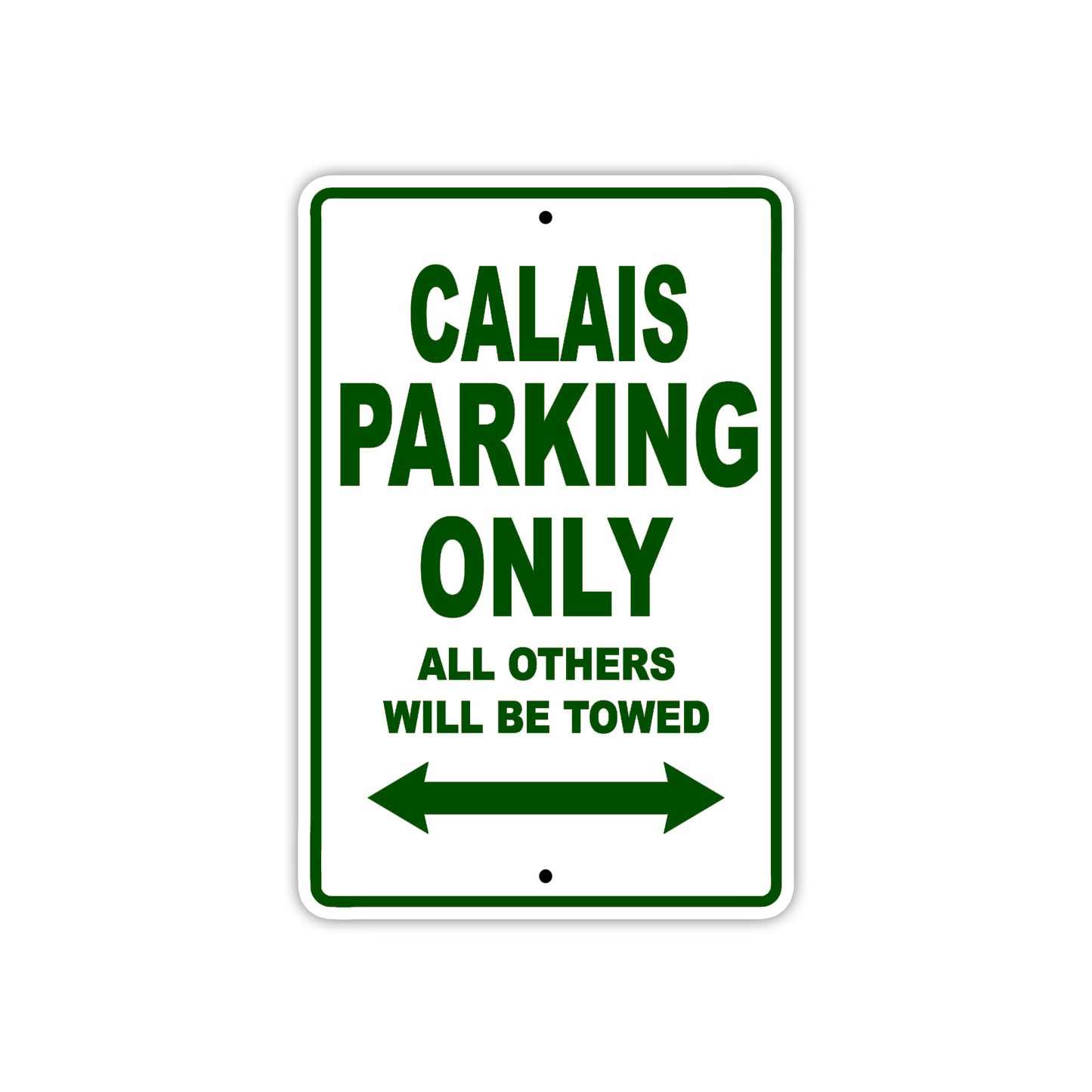 Calais Boats Parking Only All Others Will Be Towed Sea Ocean Beach Lake Boat Aluminum Metal Sign Plate