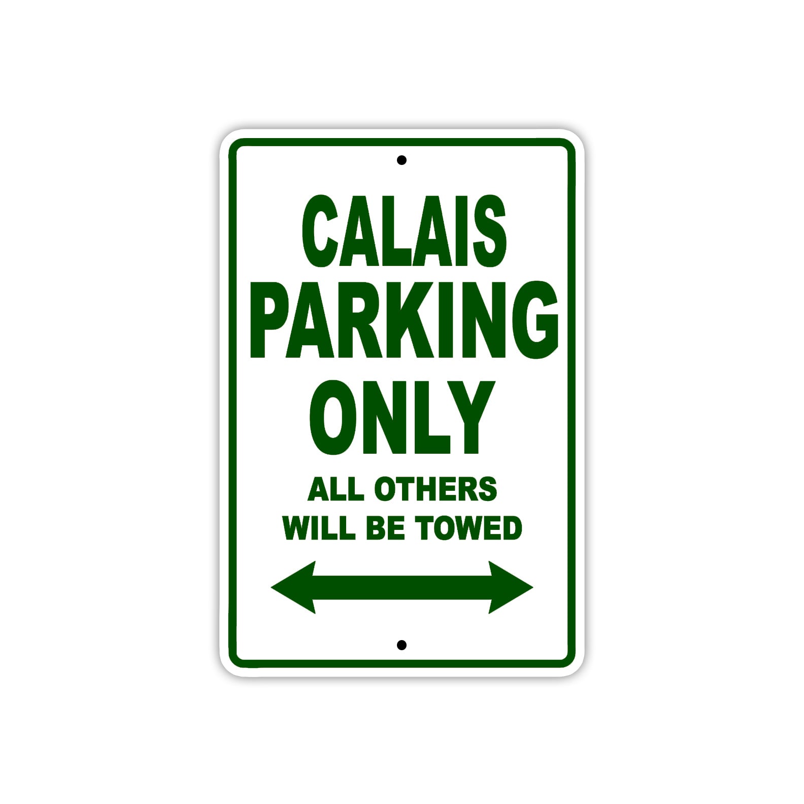 Calais Boats Parking Only All Others Will Be Towed Sea Ocean Beach Lake Boat Aluminum Metal Sign Plate