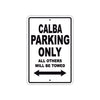 Calba Boats Parking Only All Others Will Be Towed Sea Ocean Beach Lake Boat Aluminum Metal Sign Plate